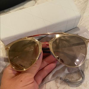Dior Aviator style sunglasses